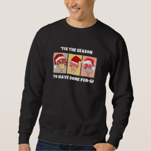 SUDADERA HONGOS DE NAVIDAD TEMPORADA PARA ALGO DE FUN-GI
