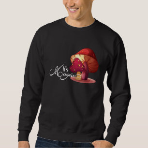 Sudadera Hongos Mágicos Médicos Psicodélicos Retro Vintage