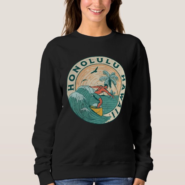 Sudadera Honolulu Hawaii (Anverso)