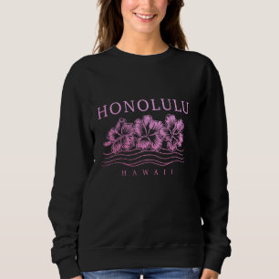 Sudadera Honolulu Hawaii Hawaii Hawai Hibiscus Surf Souf