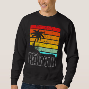 Sudadera Honolulu Hawaiian Sumer Vacation Aloha HI Beach Re