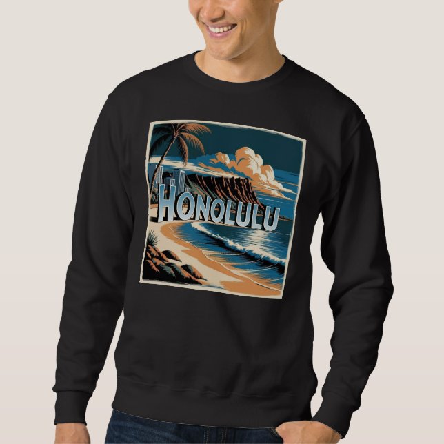 Sudadera Honolulu O’aho Hawaii (Anverso)