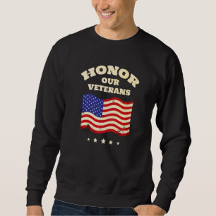 Sudadera Honor A Nuestros Veteranos Guay For All Veterans