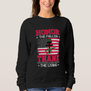 Sudadera Honor The Fallen Gracias A Living Veterans Day 1