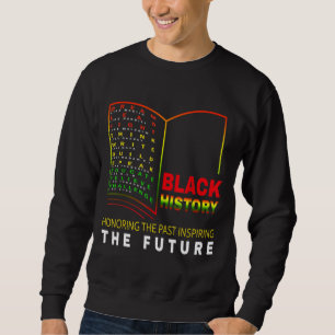Sudadera Honrando el futuro inspirador del pasado - negro a