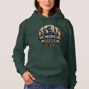 Sudadera Honrando las Manos que Construyen un Mundo Verde