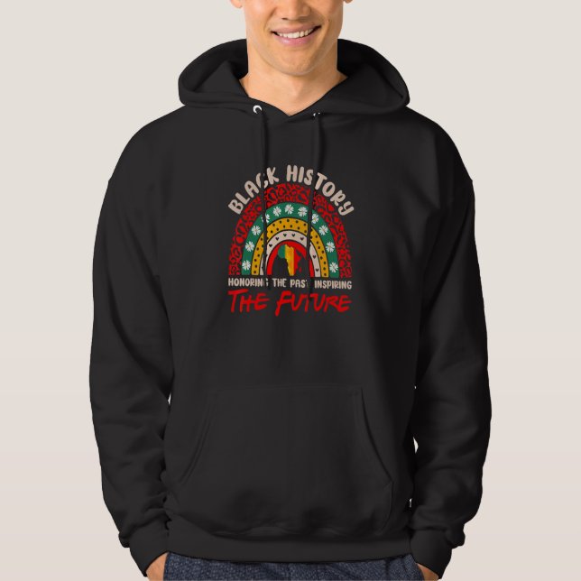 Sudadera Honrando Pasado Inspirando Futuro Arcoíris Orgullo (Anverso)