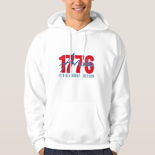 Sudadera Hoodie 1776 - Declaration of Freedom (Anverso)