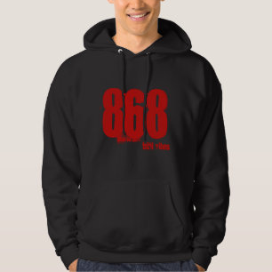 Sudadera Hoodie 868 del código de área de Trinidad