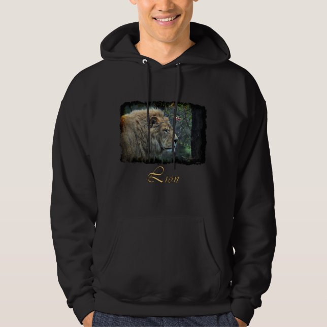 Sudadera Hoodie, amante de los animales del gato grande de  (Anverso)