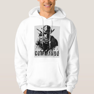 Sudadera Hoodie blanco estilo mando - Diseño audaz y elegan