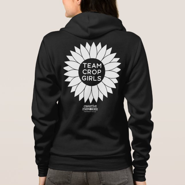 Sudadera Hoodie Chicas de Team Crop (Reverso)