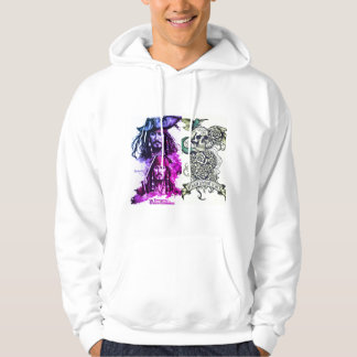 Sudadera Hoodie con diseño de tatuajes.