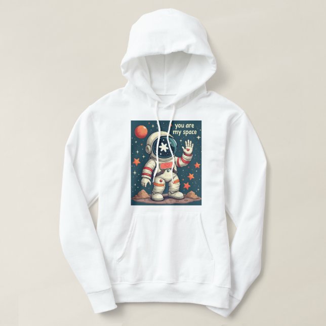 Sudadera Hoodie con el diseño de San Valentín (Diseño del anverso)