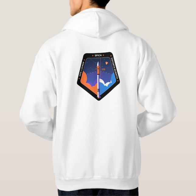 Sudadera Hoodie con el parche de la misión Spica (Reverso)