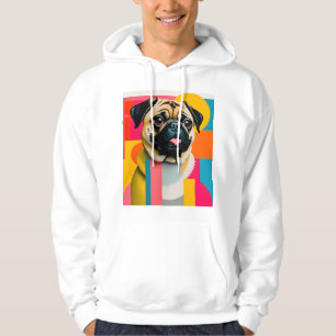 Sudadera Hoodie con Pug