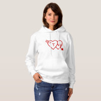 Hoodie - Corazones con flecha