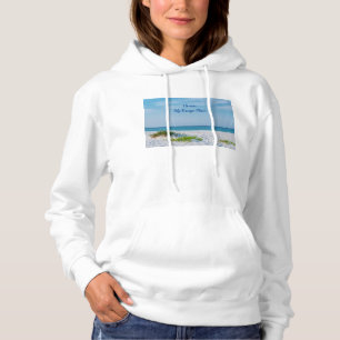 Sudadera Hoodie costero de White Sandy Beach Florida