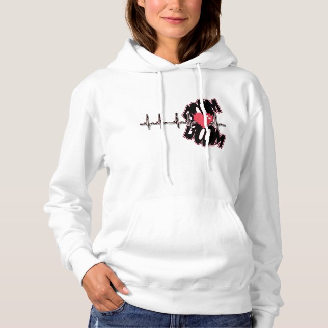 Sudadera Hoodie Cute heart (Anverso)