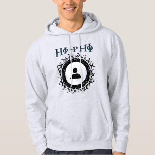 Sudadera Hoodie de 24 líneas duras — Símbolo y corona de es