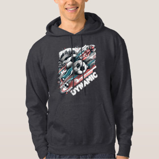 Sudadera Hoodie de acción deportiva dinámica - Atlético ene