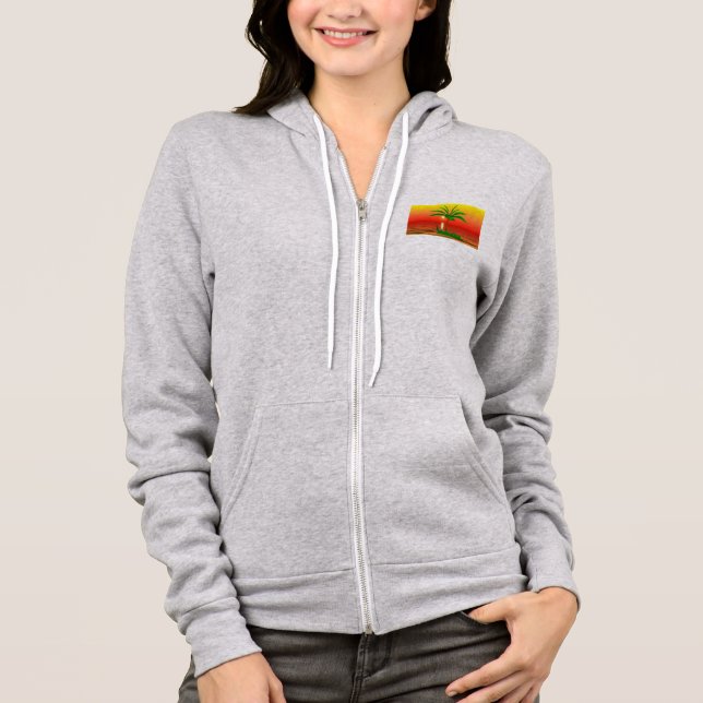 Sudadera Hoodie de árbol de palmas (Anverso)
