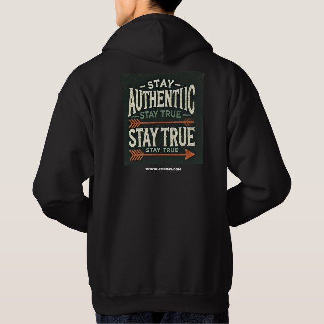 Sudadera Hoodie de "Authenticitable Available" de JB Sims (Reverso)