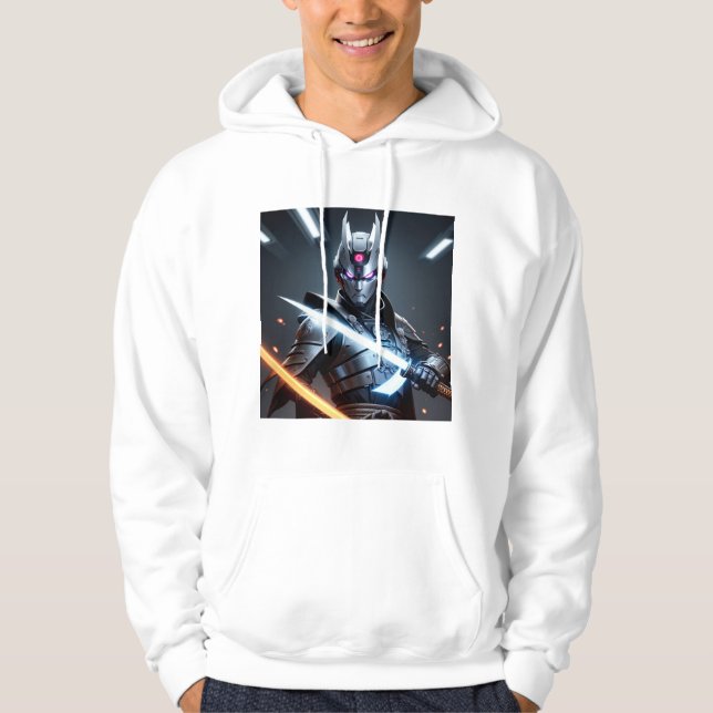 Sudadera Hoodie De Avatar De SciFi De Acción Con Efecto Neo (Anverso)