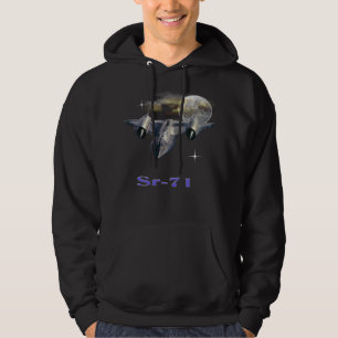 Sudadera Hoodie de avión militar espía Sr-71