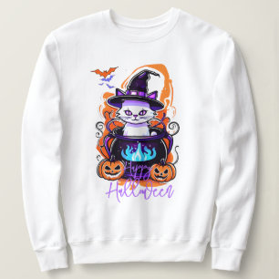 Sudadera Hoodie de calabaza para brujas, Halloween fantasma