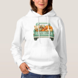Sudadera Hoodie de camiseta- Cosy Fall Truck Hoodie