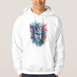 Sudadera Hoodie de color de agua