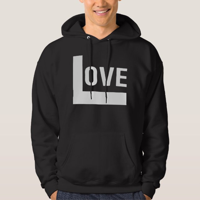 Sudadera Hoodie de declaración de amor (Anverso)