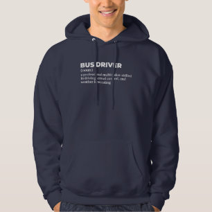 Sudadera Hoodie de definición de controlador de bus profesi