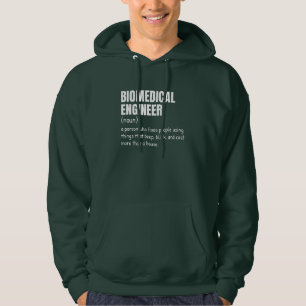 Sudadera Hoodie de definición de ingeniero biomédico divert