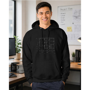 Sudadera Hoodie de diseño arquitectónico moderno