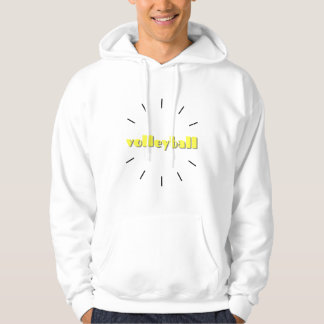 Sudadera Hoodie de diseño de tipografía de voleibol