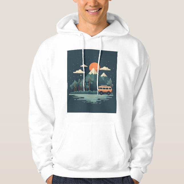 Sudadera Hoodie de diseño de viajes (Anverso)