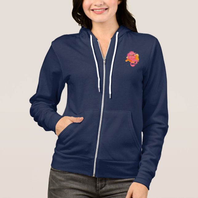 Sudadera Hoodie de dragón japonés (Anverso)