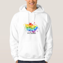 Sudadera Hoodie de drama arcoiris