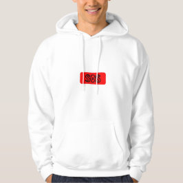 Sudadera Hoodie de emergencia SOS - Diseño audaz y llamativ