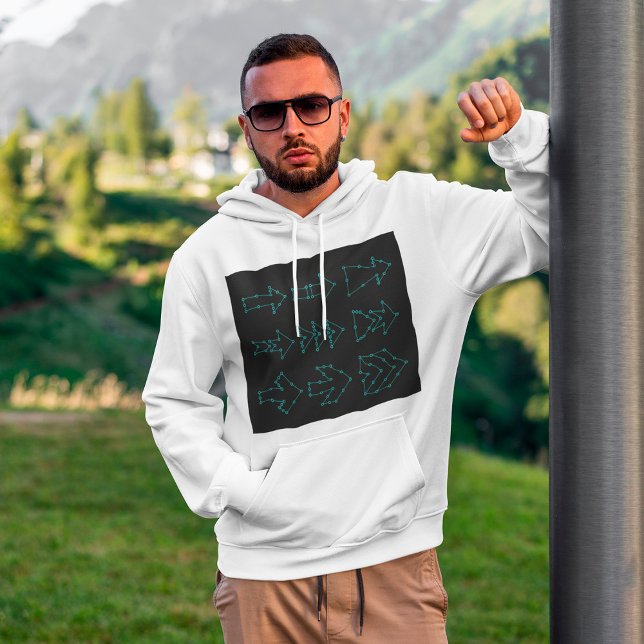 Sudadera Hoodie de flechas punteadas (Subido por el creador)