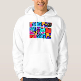 Sudadera hoodie de graffiti