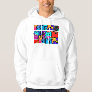 Sudadera hoodie de graffiti