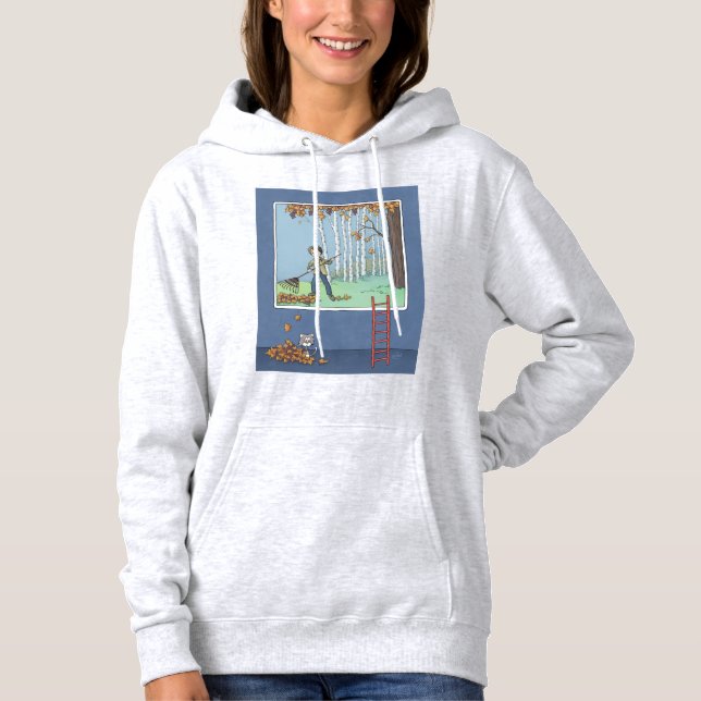 Sudadera Hoodie de hojas de rastrillo (Anverso)