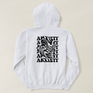 Sudadera Hoodie De Ilusión Óptica "Swirl De Ansiedad" -