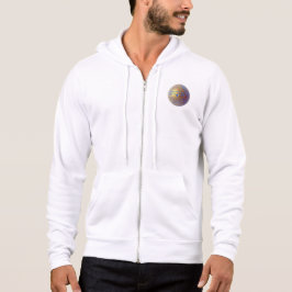 Sudadera Hoodie de inspiración espacial con impresión plane