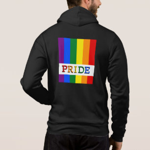 Sudadera Hoodie de la bandera arcoiris y LGBT, moda del org