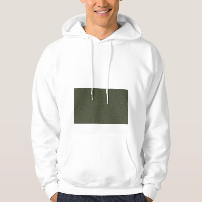 Sudadera Hoodie de la caja verde del Moss texturizado - Per (Anverso)