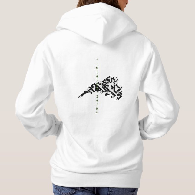 Sudadera Hoodie de la camiseta de la camiseta "Sweater Whit (Reverso)
